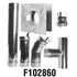 F102860 Category III 4in Stainless Steel Horizontal Vent Kit