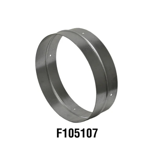 Metallic ring with &