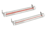 Schwank Electric infrared heaters are available in two sizes, with a single bulb or 2-stage dual bulb option.