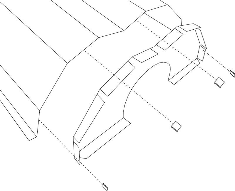 09369 Enerco Spring Sheet Metal Clips for Reflector End Cap