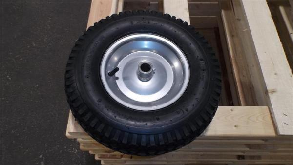 48124AFF Foam Filled 4.00-4.80x8&quot; Tire Wheel 1&quot; Bore 16&quot; Dia