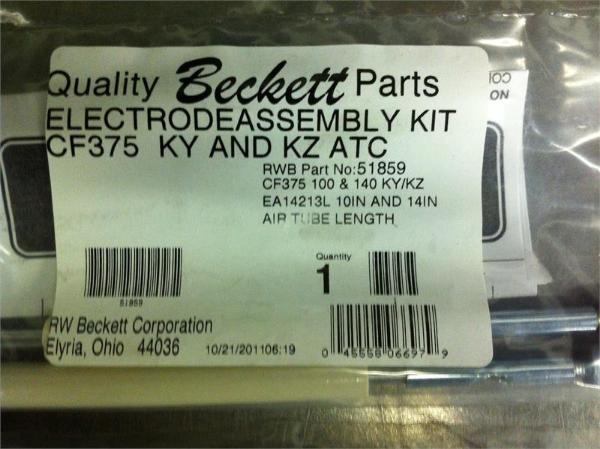 B20262 OEM CF Burner ELECTRODES Insulation Kit 51859