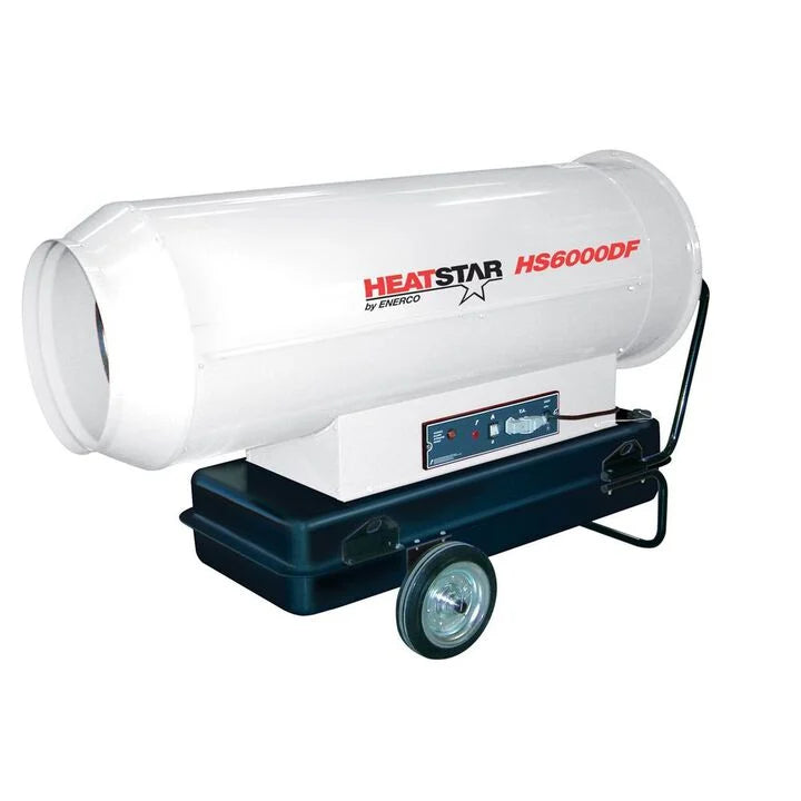 HeatStar by Enerco HS6000DF portable heater on a white background